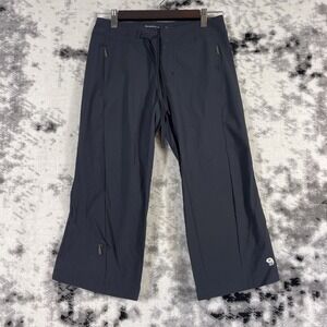 Mountain Hardwear Ellinor Capri Pants‎ Womens Size 4 Black Hiking Outdoors